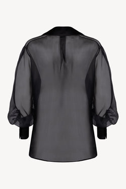 Diamond blouse in black