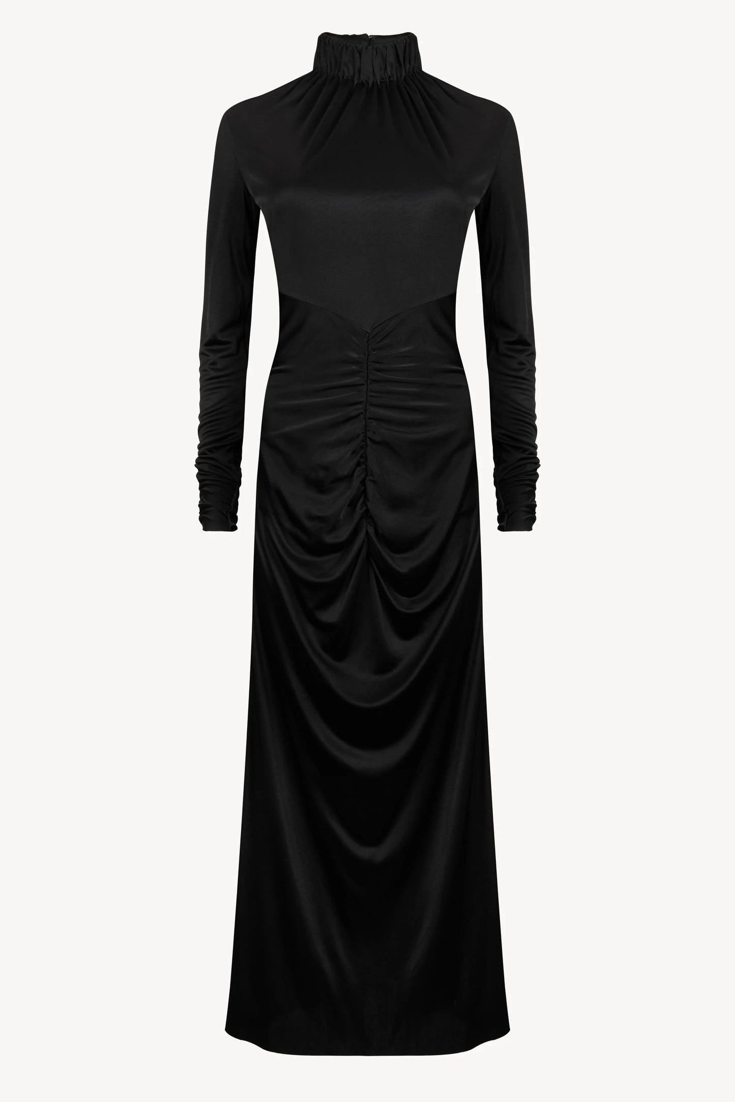 Keyhole dress in black