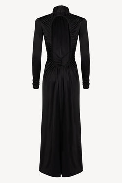 Keyhole dress in black