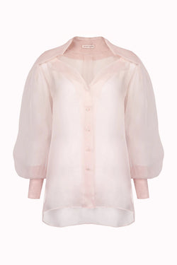 Diamond blouse in ballet pink