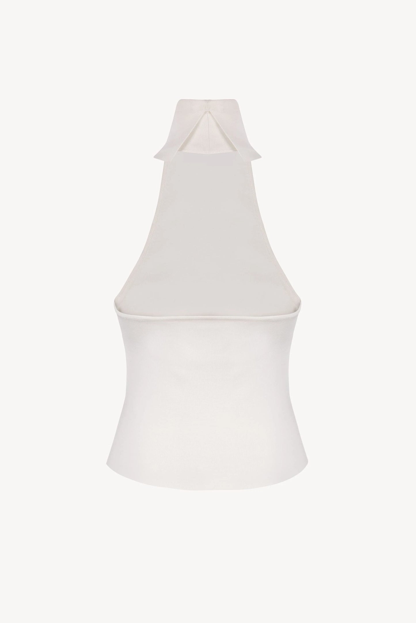 Turtleneck top in ivory
