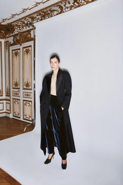 Balloon pants in navy