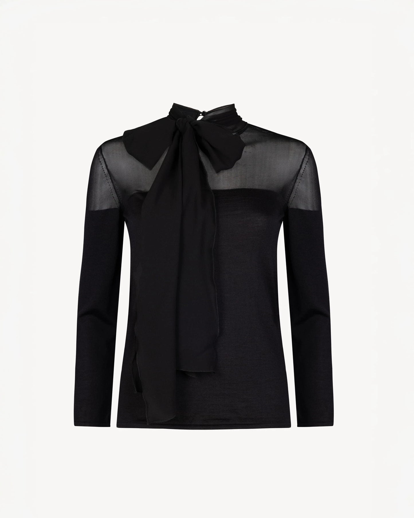 Bow top in black