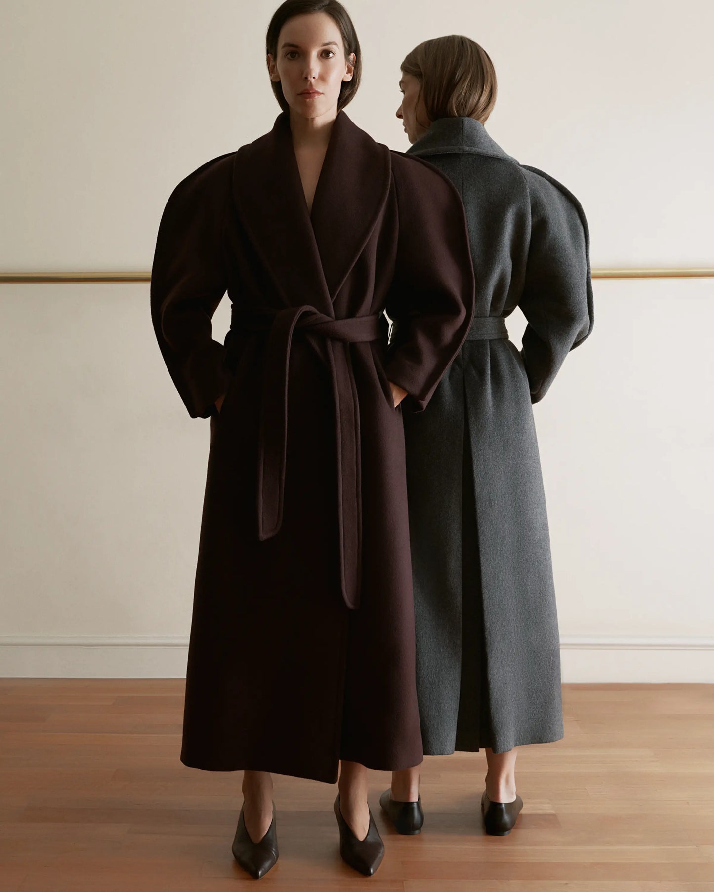 Double Faced Shawl Collar Coat