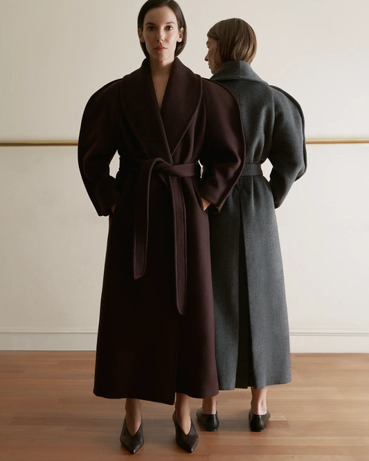 Double Faced Shawl Collar Coat