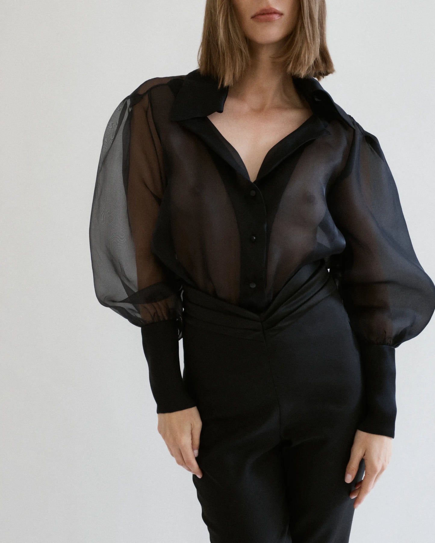 Dinner pants in black