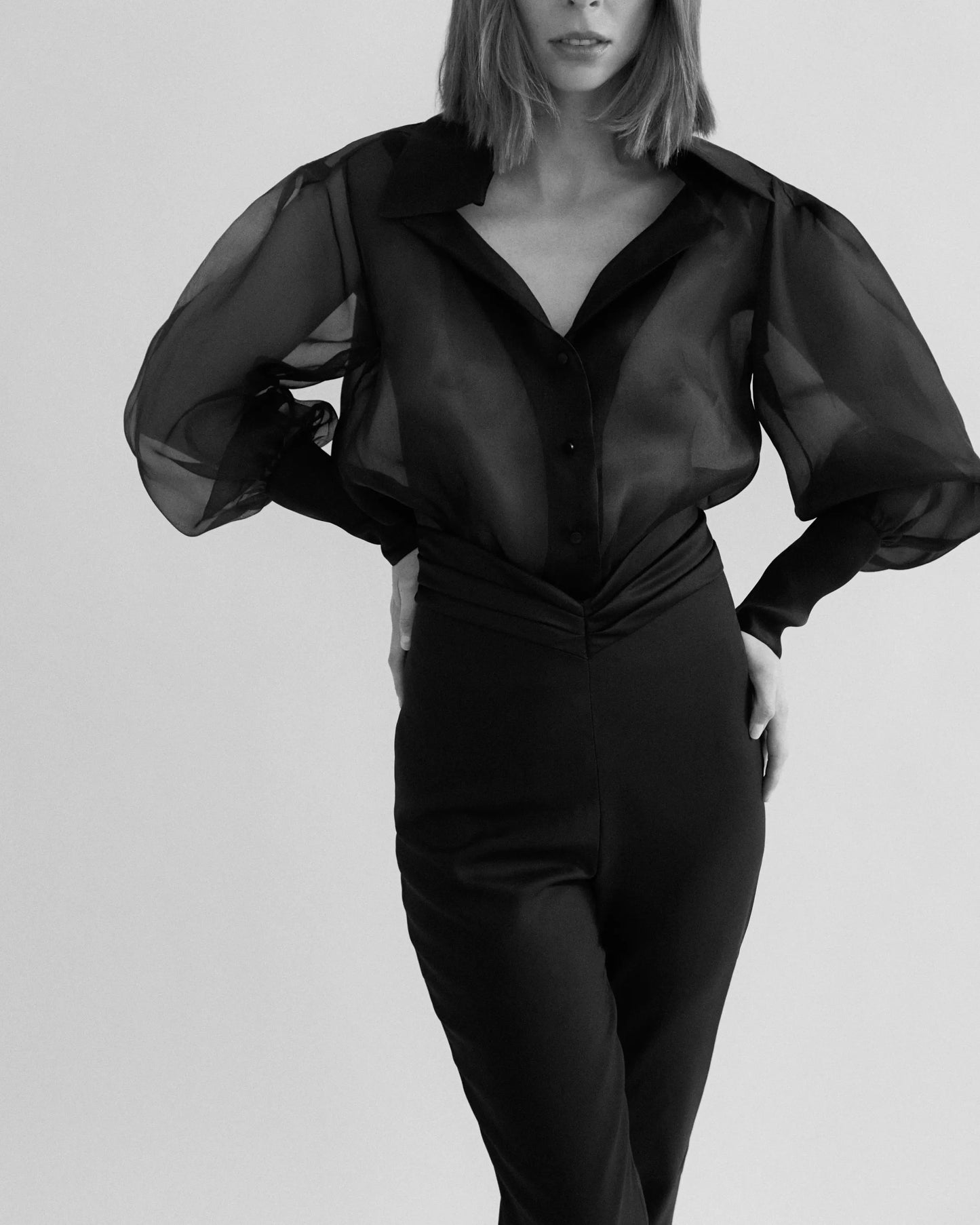 Dinner pants in black